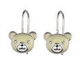Silver Earrings Kids Teddy Bear