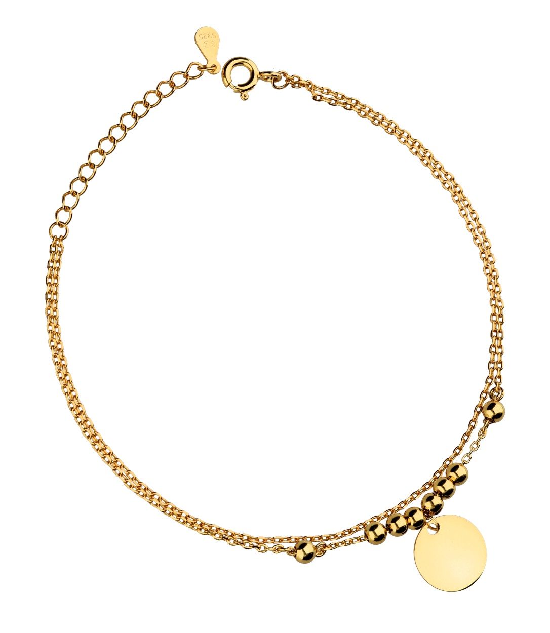 Silver Bracelet Gold Plated