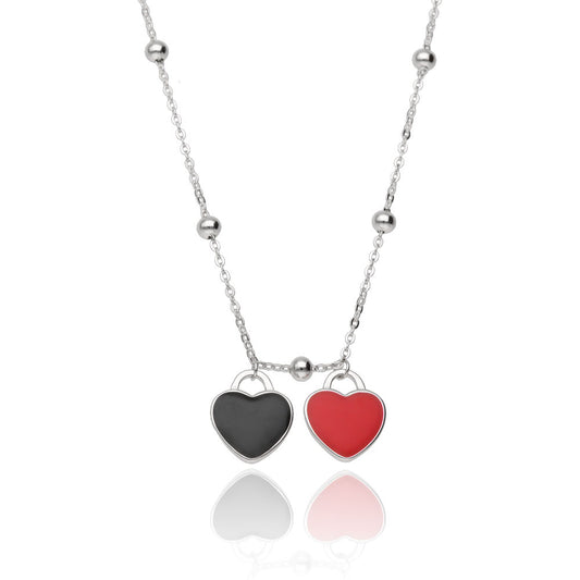 Silver Necklace Heart