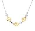 Silver Necklace +Rod Clover
