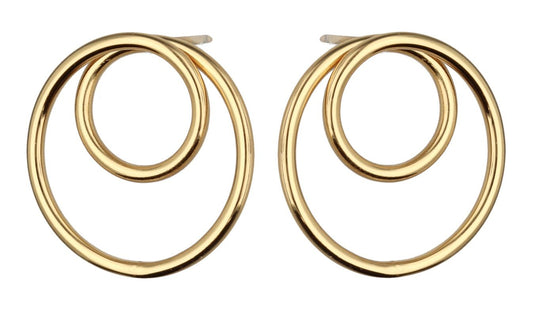 Silver Earrings Gold Plated
