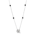 Silver Necklace Length 43+3 Clover