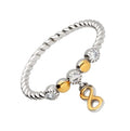 Silver Ring Rhodium&Gold Infinity Us Size #6 #6.5 #7 #7..5 #8