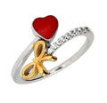 Silver Ring Rhodium&Gold