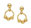 Silver Earrings Gold Plated