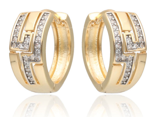Silver Earrings Gold&Rhodium