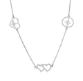 Silver Necklace Length 43+3 cm