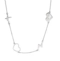 Silver Necklace Heart Heartbeat
