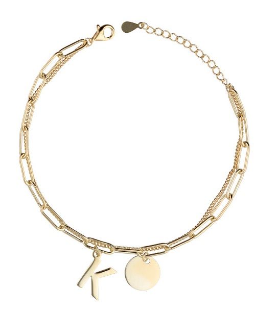 Silver Bracelet Gold Plated