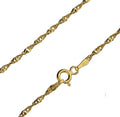 Silver Chain, Singapore gold G030 L55cm