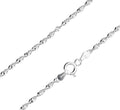 Silver Chain, Singapore G040 L45 cm