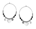 Silver Earrings Heart