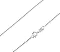 Silver Chain, Round Rope G020 L55 cm