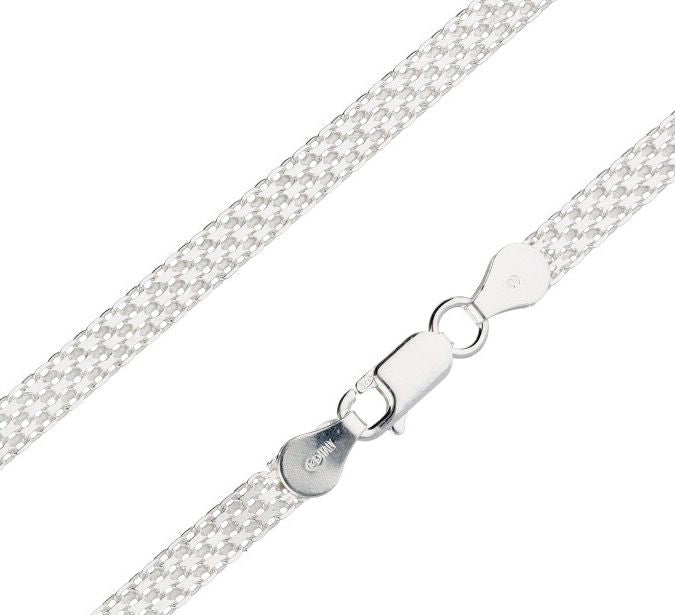 Silver Chain, Bismark 18 4L G040 L45 cm