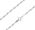 Silver Chain, Singapore G030 L60 cm