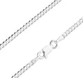 Silver Chain, Piatta Flat Profile G060 L55 cm