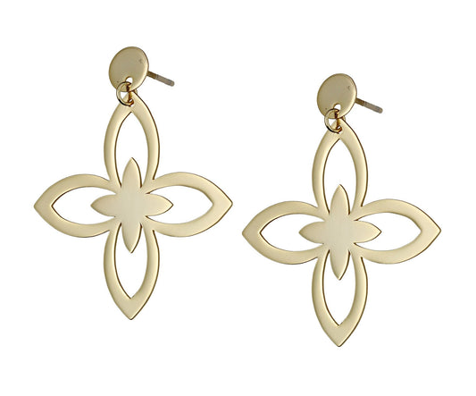 Silver Earrings Gold Plated