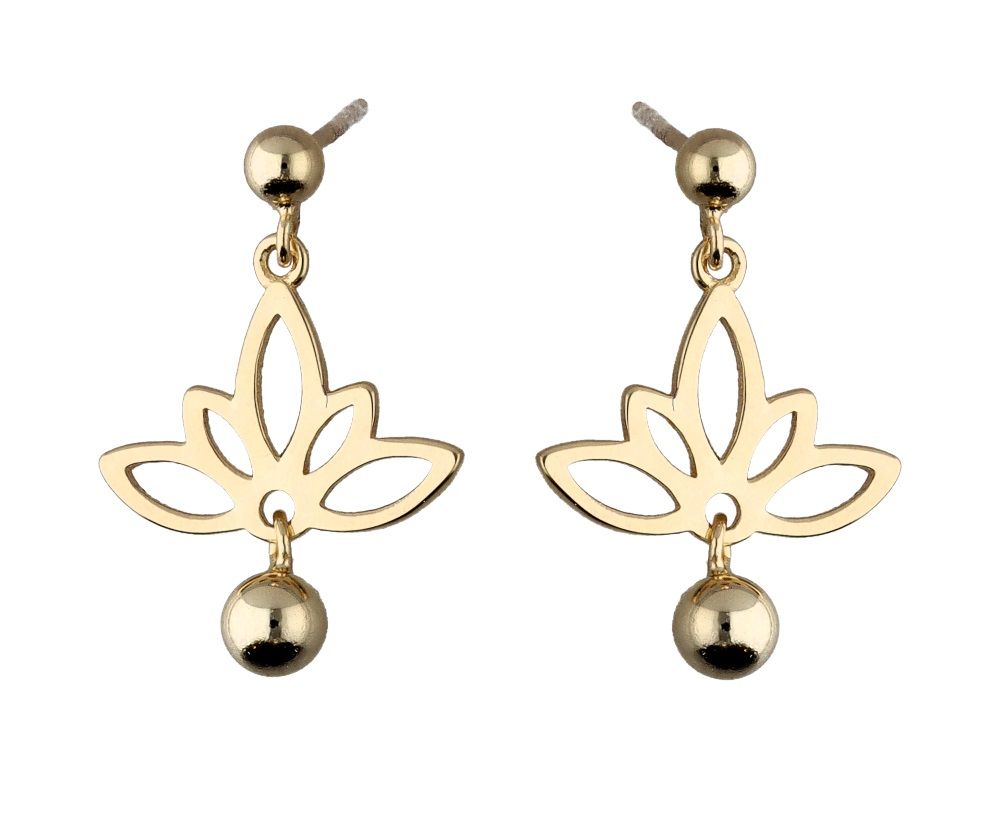 Silver Earrings Gold Plated