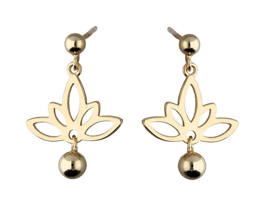Silver Earrings Gold Plated