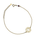 Silver Bracelet 16.5+3 Gold Plated