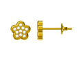 Silver Earrings Gold Plated