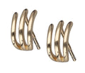 Silver Earrings Gold Plated