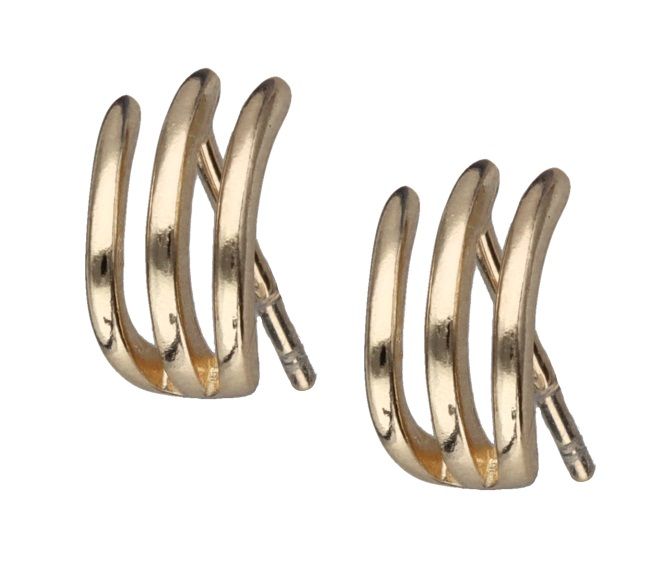 Silver Earrings Gold Plated