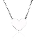 Silver Necklace Heart