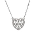Silver Necklace Heart