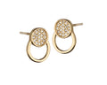 Silver Earrings Gold Plated