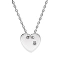 Silver Necklace Heart