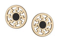 Silver Earrings 2 Gold Plated