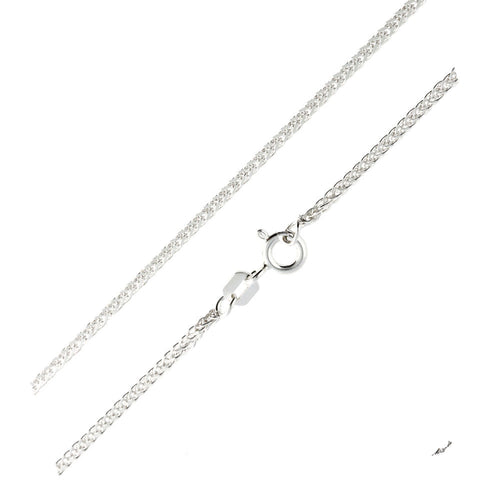 Silver Chain, Foxtail Spiga/ Wheat G025 L42 cm