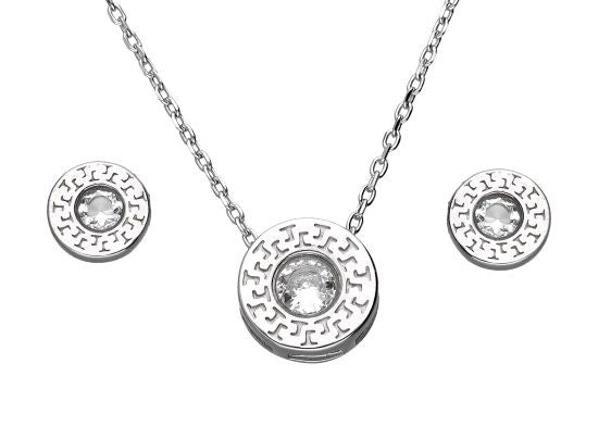Silver Jewelry Set Greek