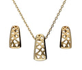 Silver Jewelry Set Gold Plated