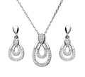 Silver Jewelry Set Length 43+3