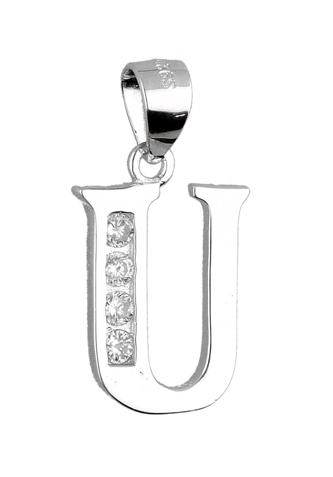 Silver Pendant Letters