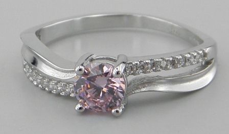 Silver Ring adr96 Pink 