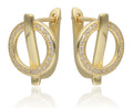 Silver Earrings Gold Plated