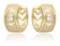 Silver Earrings Gold Plated