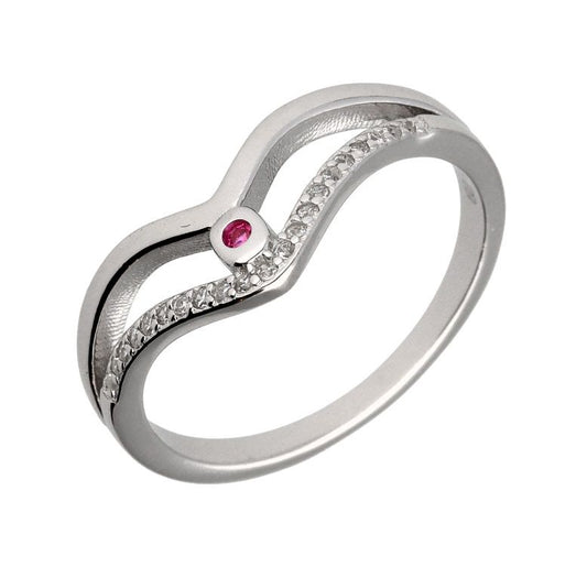 Silver Ring Ruby ​​6.5# #7 #7.5 #8 #8.5