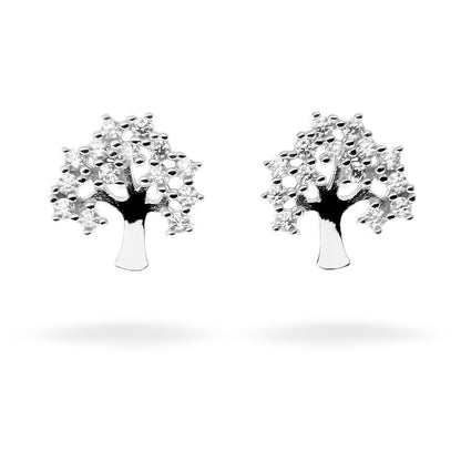 Silver Earrings Tree