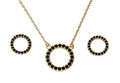 Silver Jewelry Set 43+3 Gold Plated