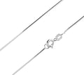 Silver Chain, Octagonal Rope G015 L38 cm