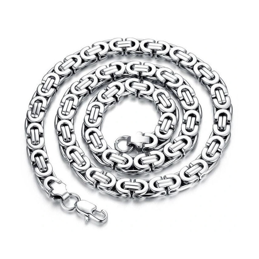 Silver Chain, Royal Weave G100 L22 cm (5.9X2.6)