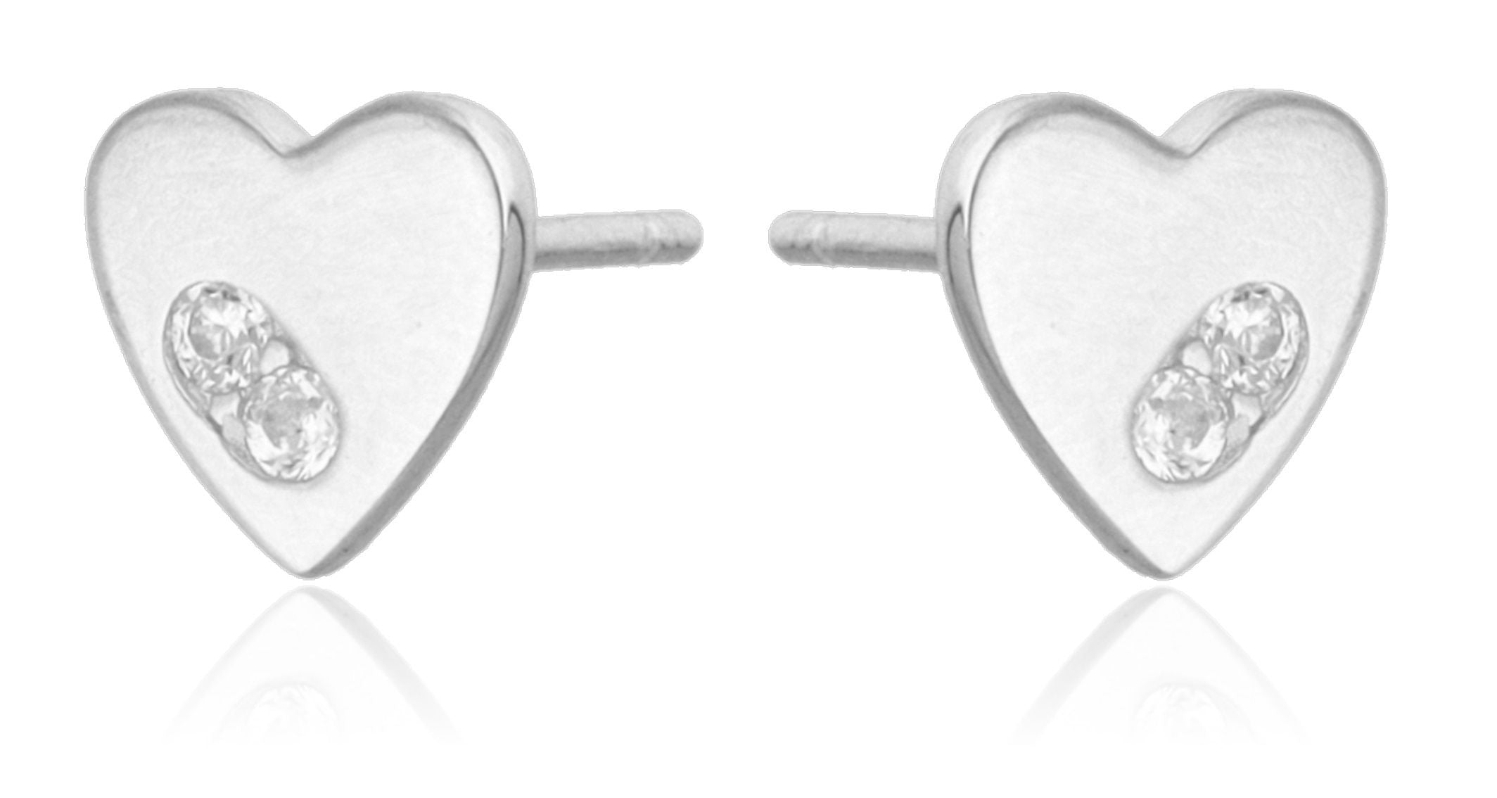 Silver Earrings heart