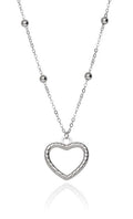 Silver Necklace Heart