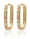 Silver Earrings Gold Plated