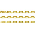 Silver Chain, Bronx G100 L18 cm Gold Plated