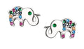 Silver Earrings Elephant Kids